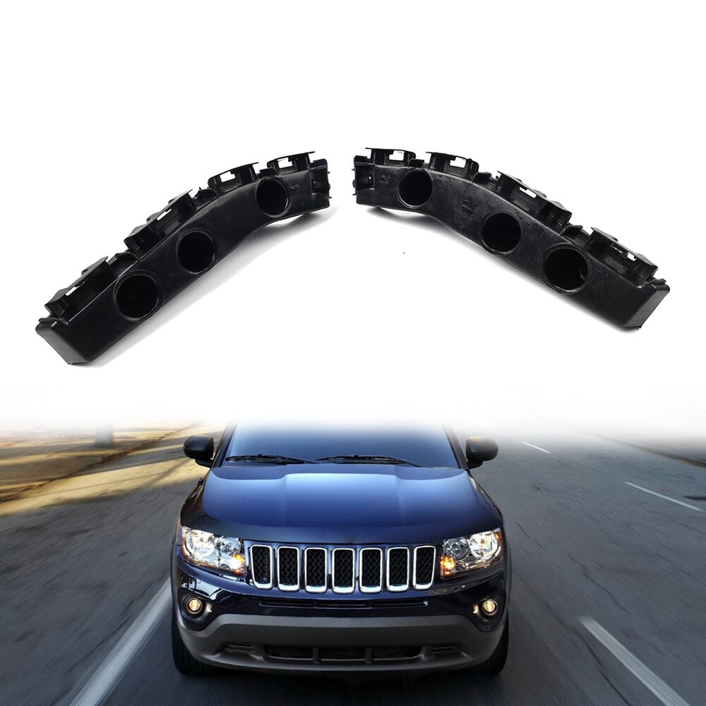 2pcs Front Bumper Retainer Bracket Mount Compatible with Jeep Compass 2011-2017