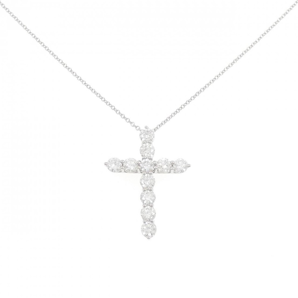 Authentic TIFFANY & Co. Large Cross Necklace #230-000-404-7222