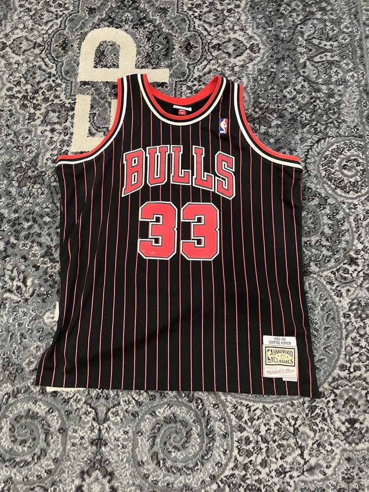 Chicago Bulls 1996 Scottie Pippen Hardwood Classics Jersey Size 2XL  