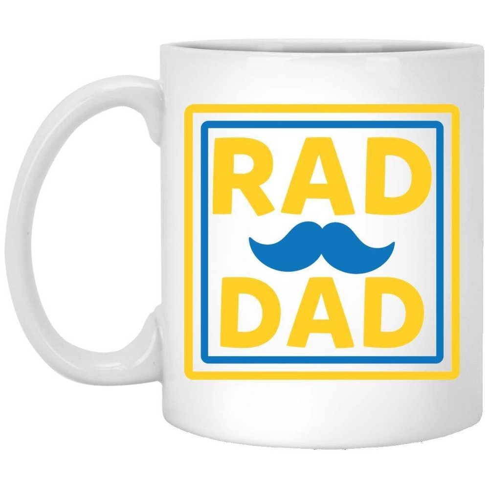 Rad Dad Coffee Mug - Perfect Father's Day Gift for Coffee-Loving Dads