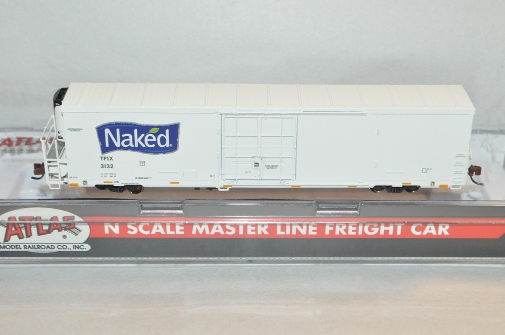 N scale Atlas NAKED Tropicana Orange Juice Trinity 64' Trincool reefer car train