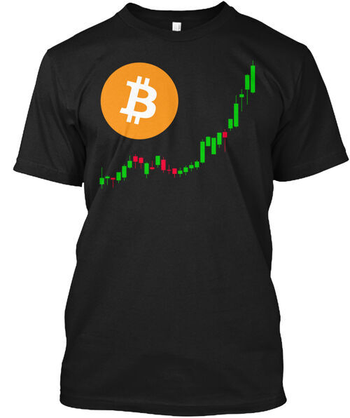 Btc Bullish T-Shirt Made in the USA Size S to 5XL