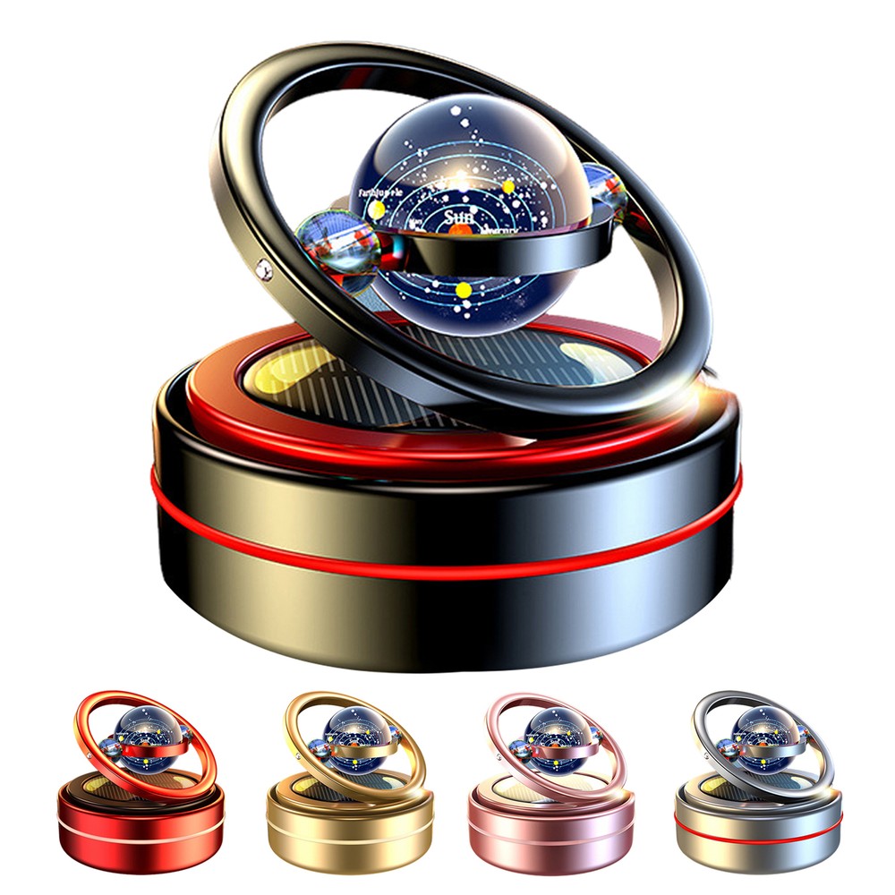 Portable Kinetic Molecular Heater Auto Rotating Solar Heater Car Air Freshener Y