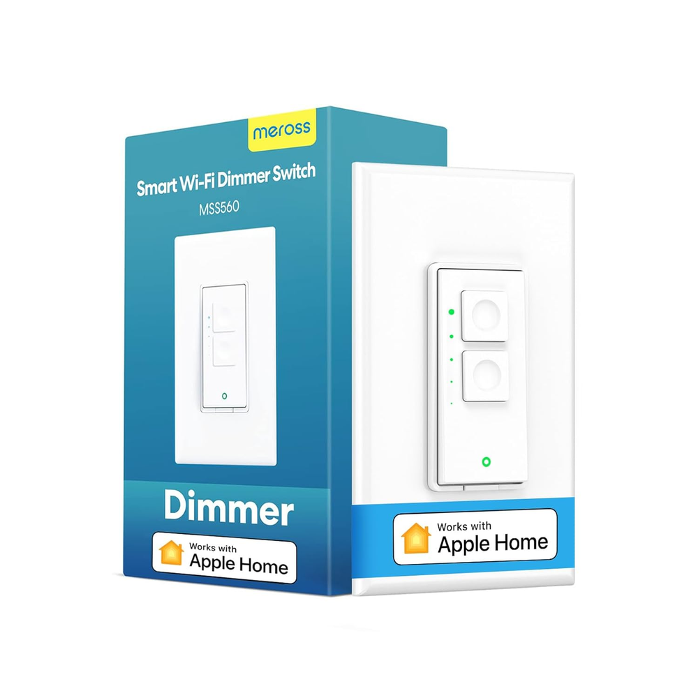 Smart Dimmer Switch Single Pole Works with Apple Homekit Alexa Google Assistant