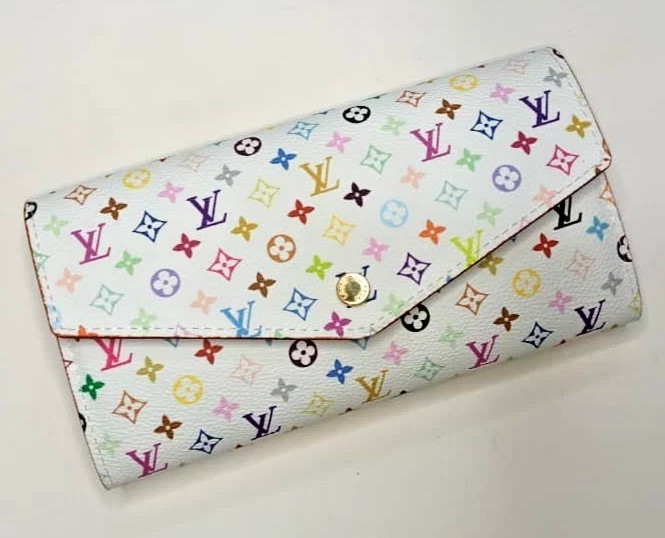 Louis Vuitton Monogram Multicolor Portefeuille Sarah Long Bifold Wallet