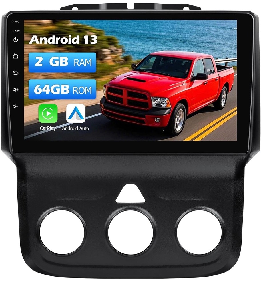 LOVPOI 2+64G Car Radio for Dodge Ram 1500 2500 3500 2013-2018 Built in Carplay A