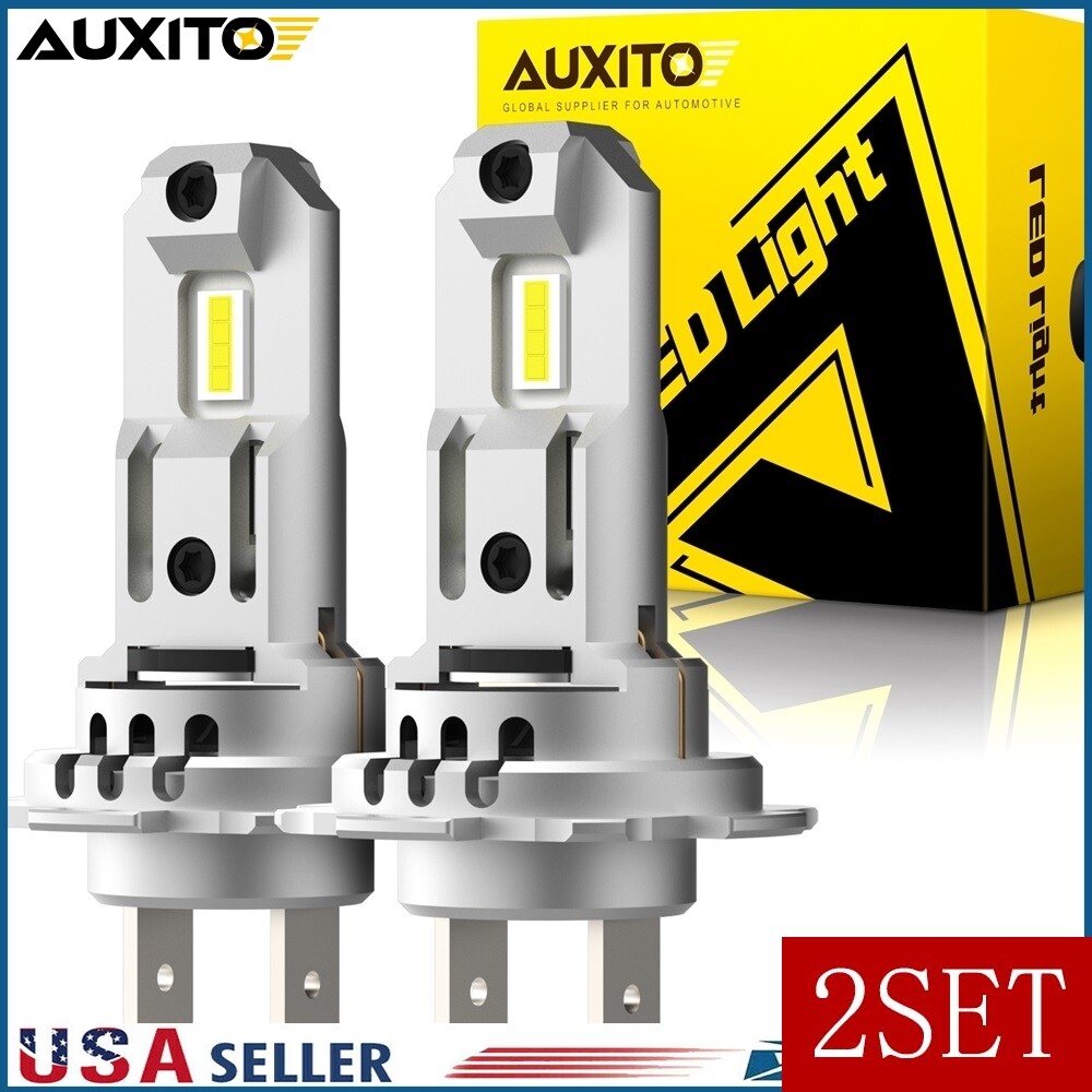 AUXITO H7 LED Headlight Hi/Low Beam Bulb 6000K White DRL Driving Fog Light C7