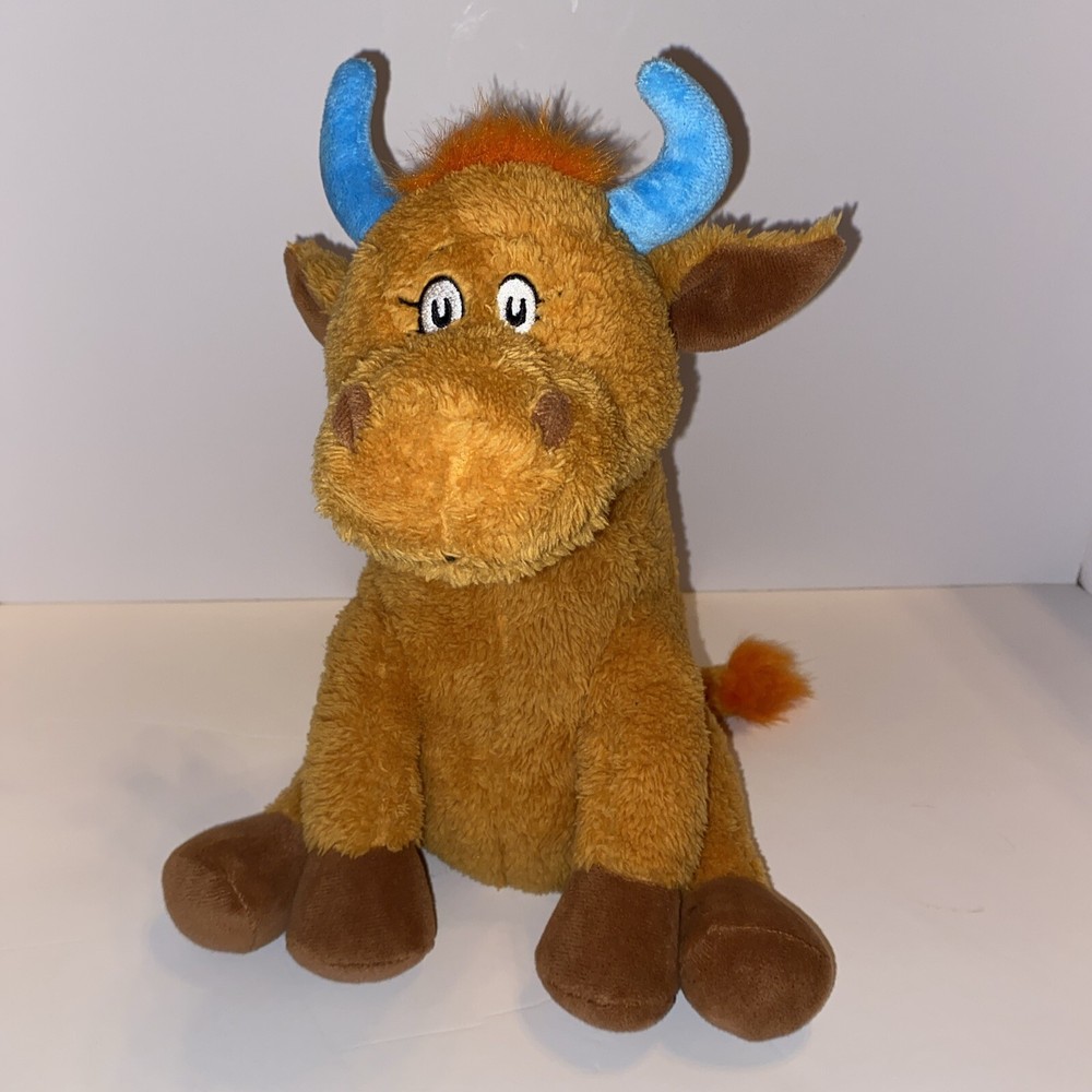KOHLS CARES Mr. Brown Can Moo Can You Orange COW BULL Dr. Seuss 12