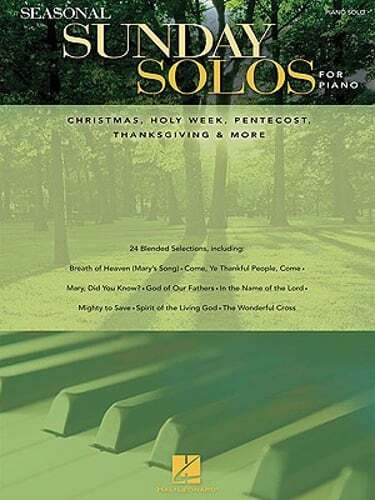 Seasonal Sunday Solos for Piano: Christmas, Holy Week, Pentecost, Thanksgiving &-image