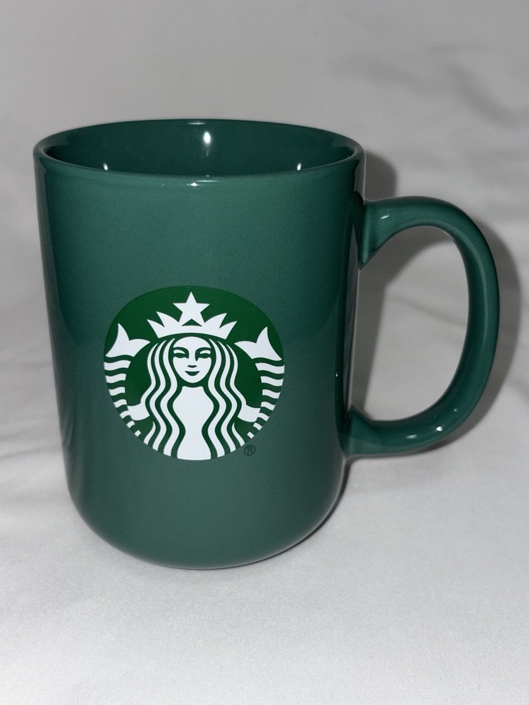 Starbucks Mermaid Logo Ceramic Coffee Mug 13.7 oz