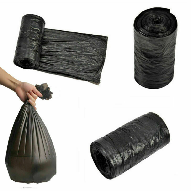 Rubbish Garbage Bin Liners Kitchen Toilet Black Waste UKSY Bags X7N7 2023 T1O0
