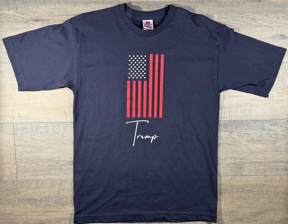 VGC Donald Trump MAGA Rally Political Race T Shirt USA Made Medium