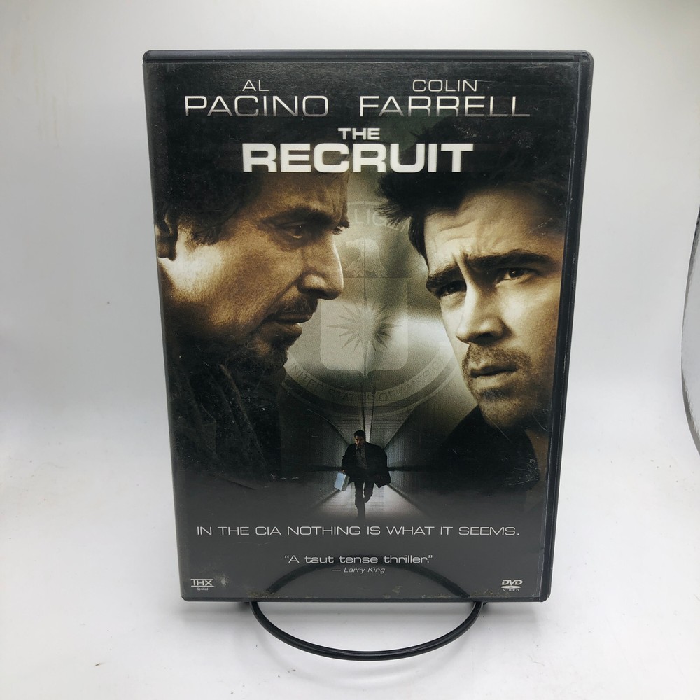 The Recruit 2003 DVD - Colin Farrell Spy Thriller Film