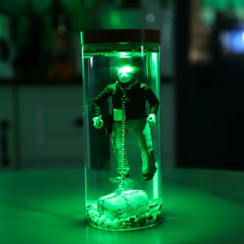 Jason is ALIVE!!! Friday the 13th Movie figure Water Horror Lamp Helloween Toys