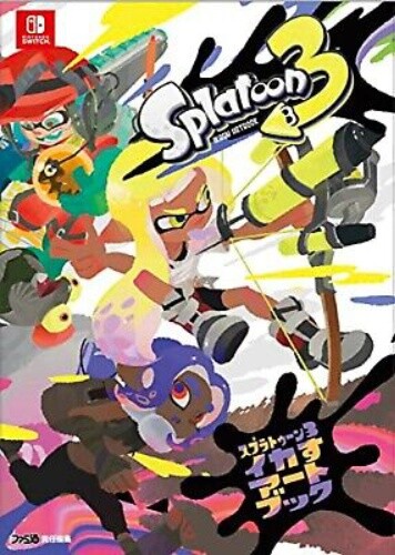 KADOKAWA Nintendo Splatoon 3 Ikasu Art Japanese Book