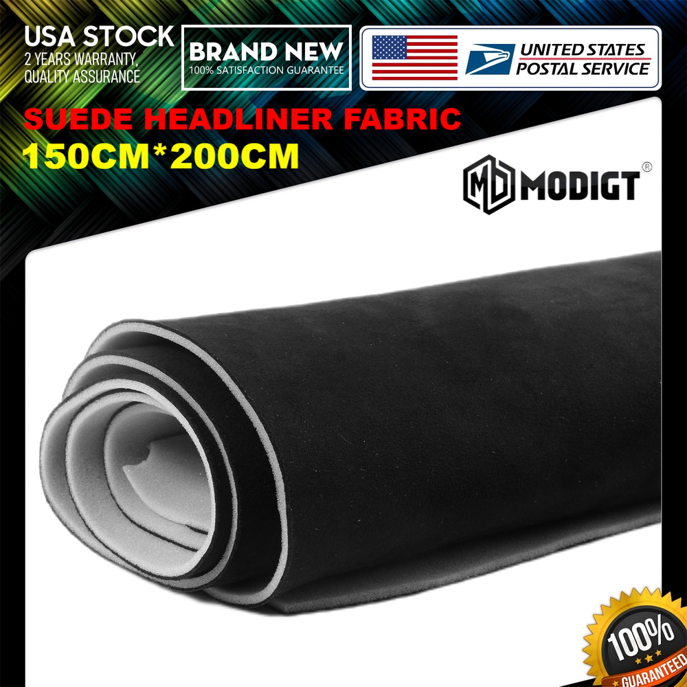 Foam Backed Suede Headliner Fabric Replacement Car Roof Aging/Faded/ 32sqft