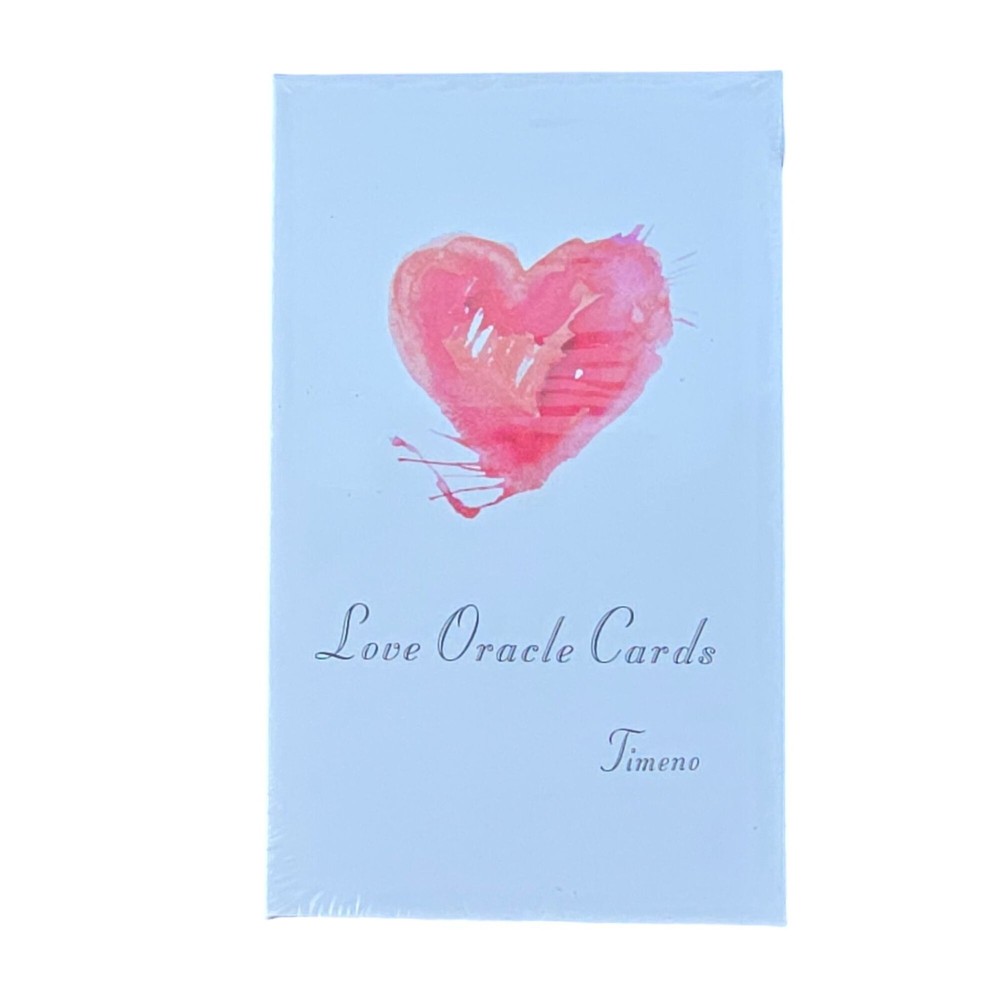 Love Angles Oracle Cards Deck Pink Heart Design 54 Cards Guidance & Inspiration