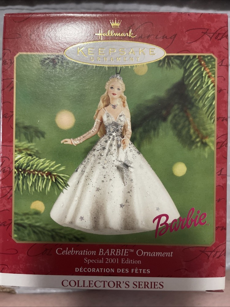 Hallmark Keepsake Celebration Barbie 2001 Ornament Special Edition Pre-Owned