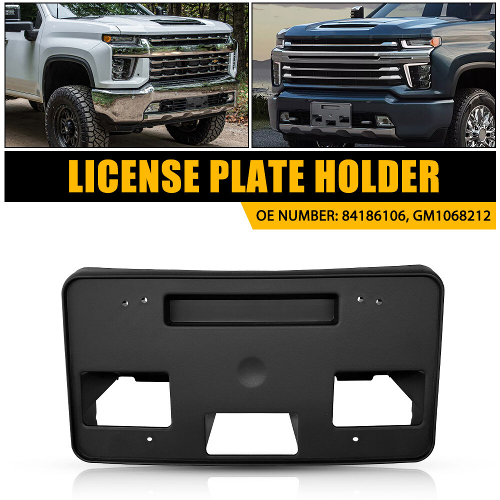 Front License Plate Bracket for 2020-2023 Chevy Silverado 2500HD 3500HD
