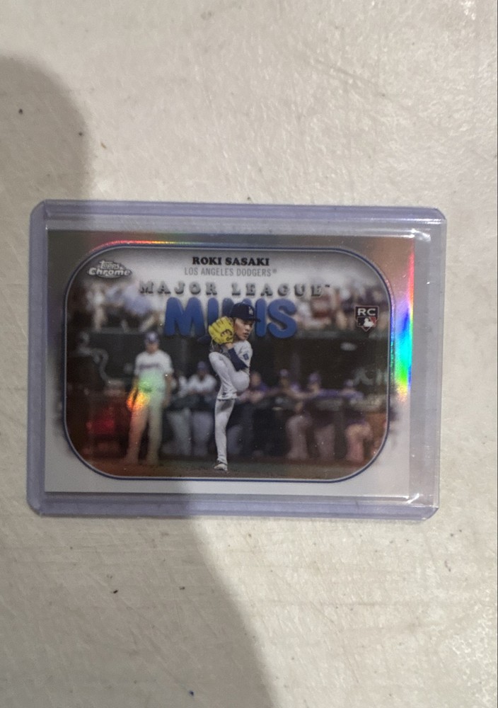 2025 Topps Chrome Update Series - Major League Minis Roki Sasaki #MM-10 (RC)