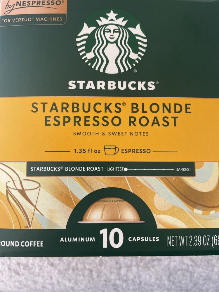 Starbucks Blonde Espresso Nespresso Pods 10-Count Box