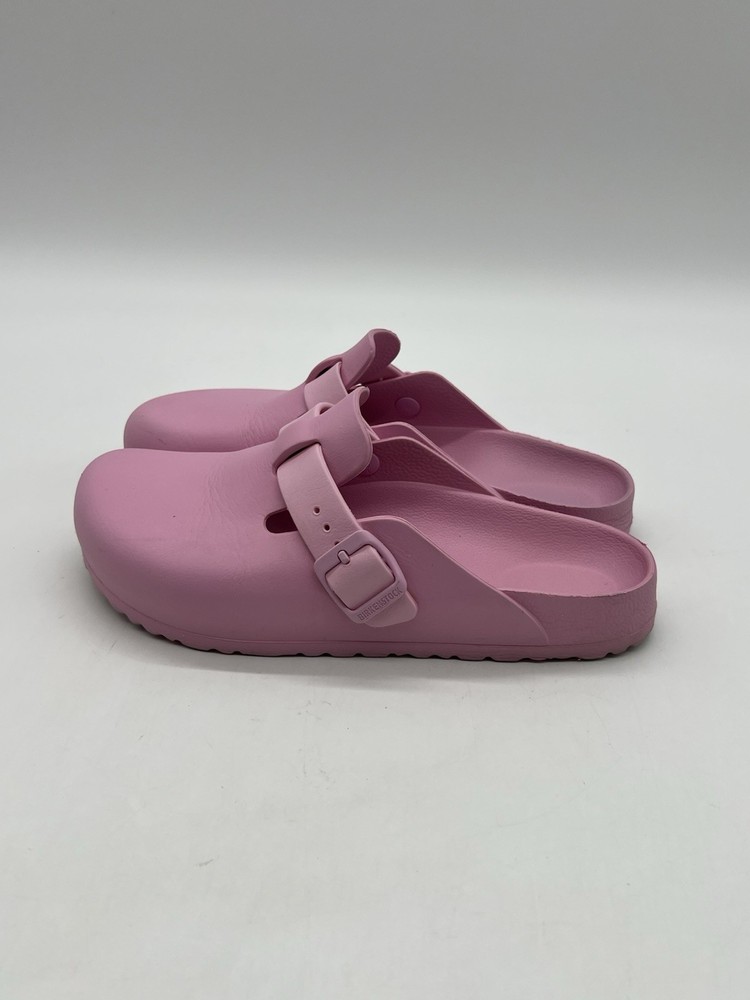 Birkenstock Boston EVA Women's Sz 38 US 7 Narrow Fondant Pink Clog Shoes