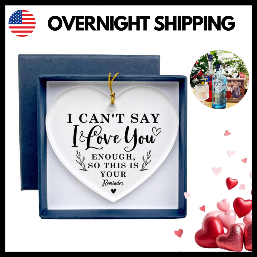 I Love You Acrylic Sign, Gift Wife Romantic Valentine Present For Valentines Day
