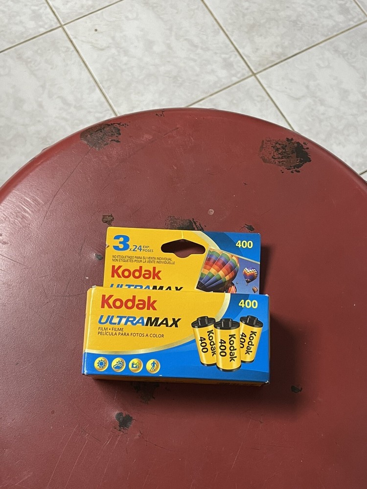 New Kodak Ultra Max 400 ISO 35mm Film 3pk of 24 Exposure Exp 2013