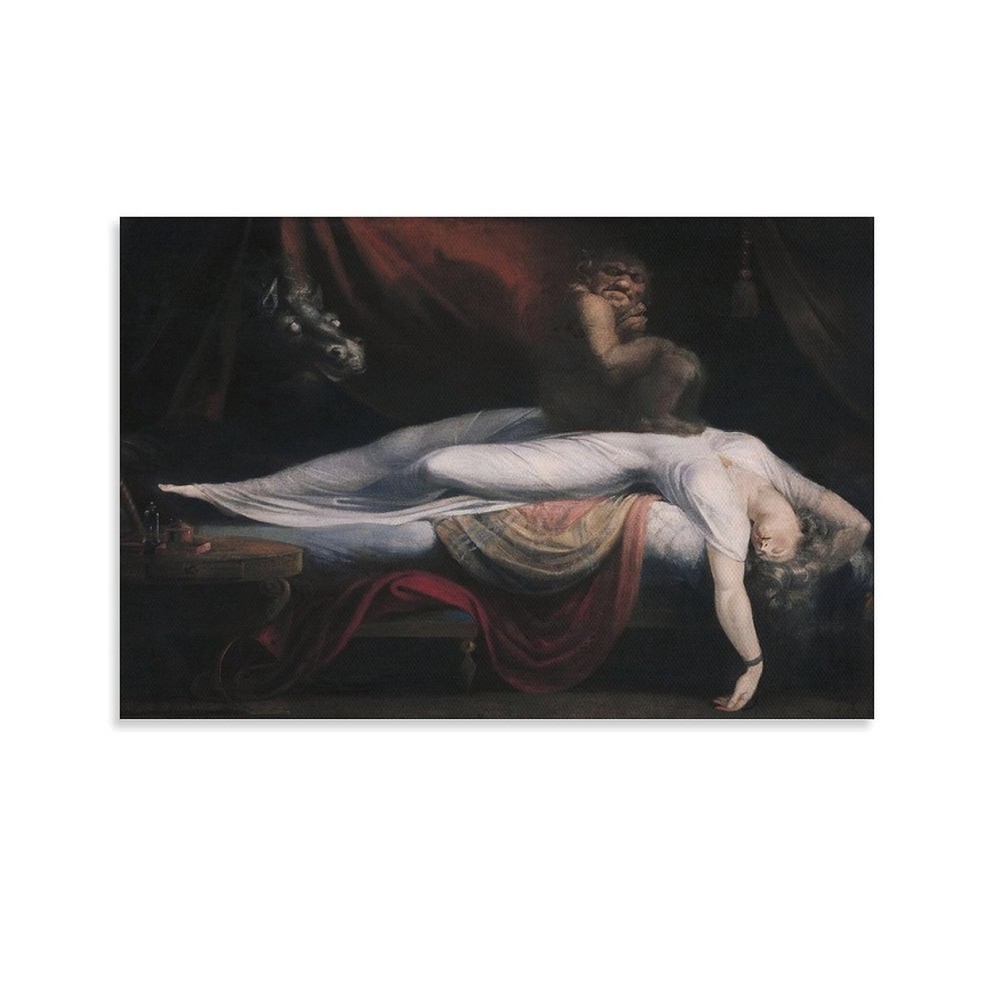 The Nightmare John Henry Fuseli Poster Canvas Art Poster Wall Art Picture Print