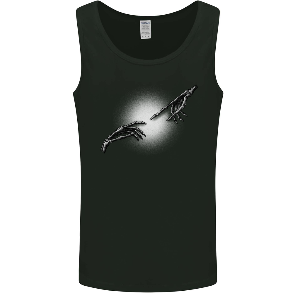 Gothic Creation of Adam Parody Goth Funny Mens Vest Tank Top