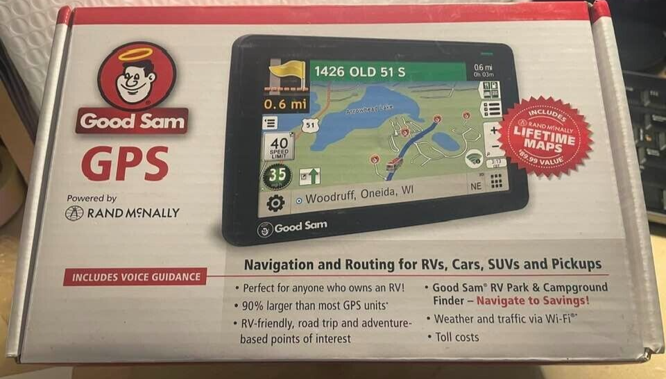 Good Sam 7735 Rand McNally RV GPS New Sealed Box with 1 Year Warranty-image