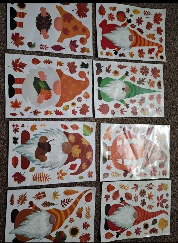 Christmas Window Clings Christmas Window Clings 8 Sheets Christmas Window Sticke