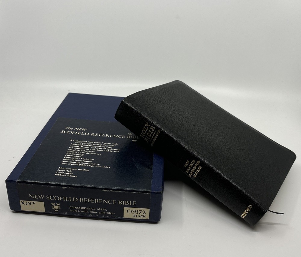 Oxford 1967 KJV Scofield Reference Bible in Cowhide Leather NIB Fine