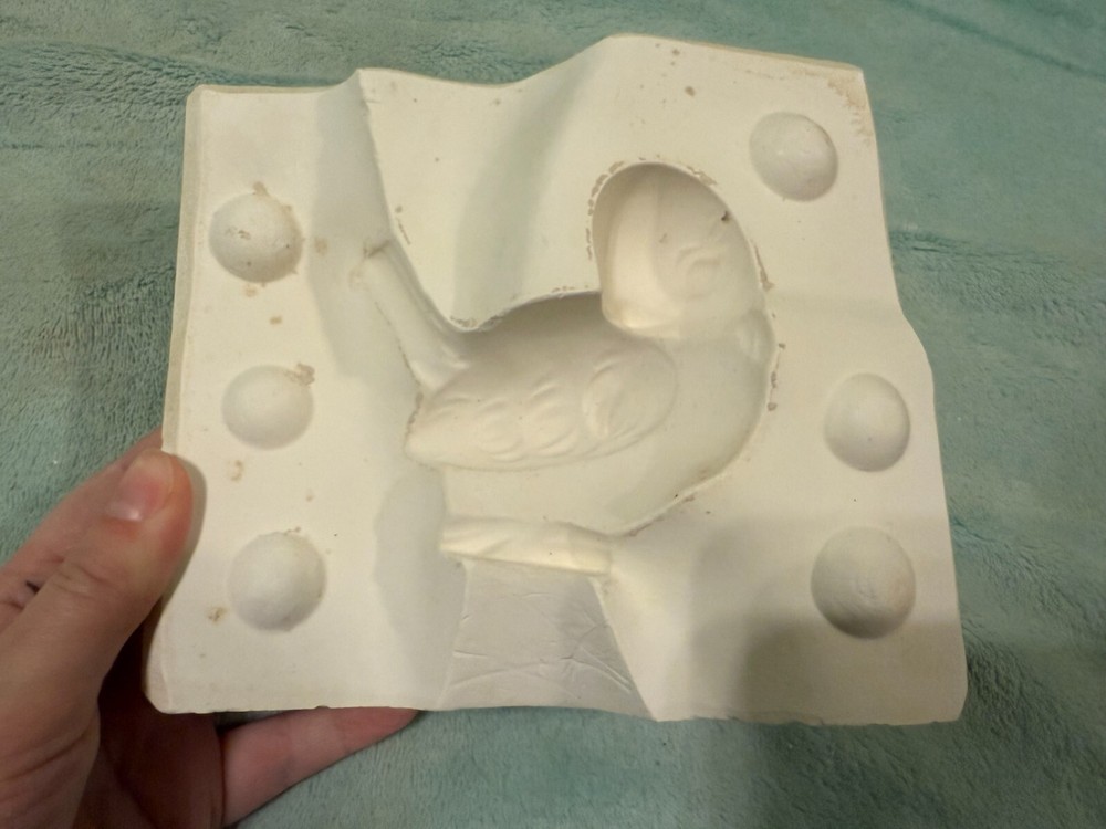 three piece bird slip casting mold unbranded