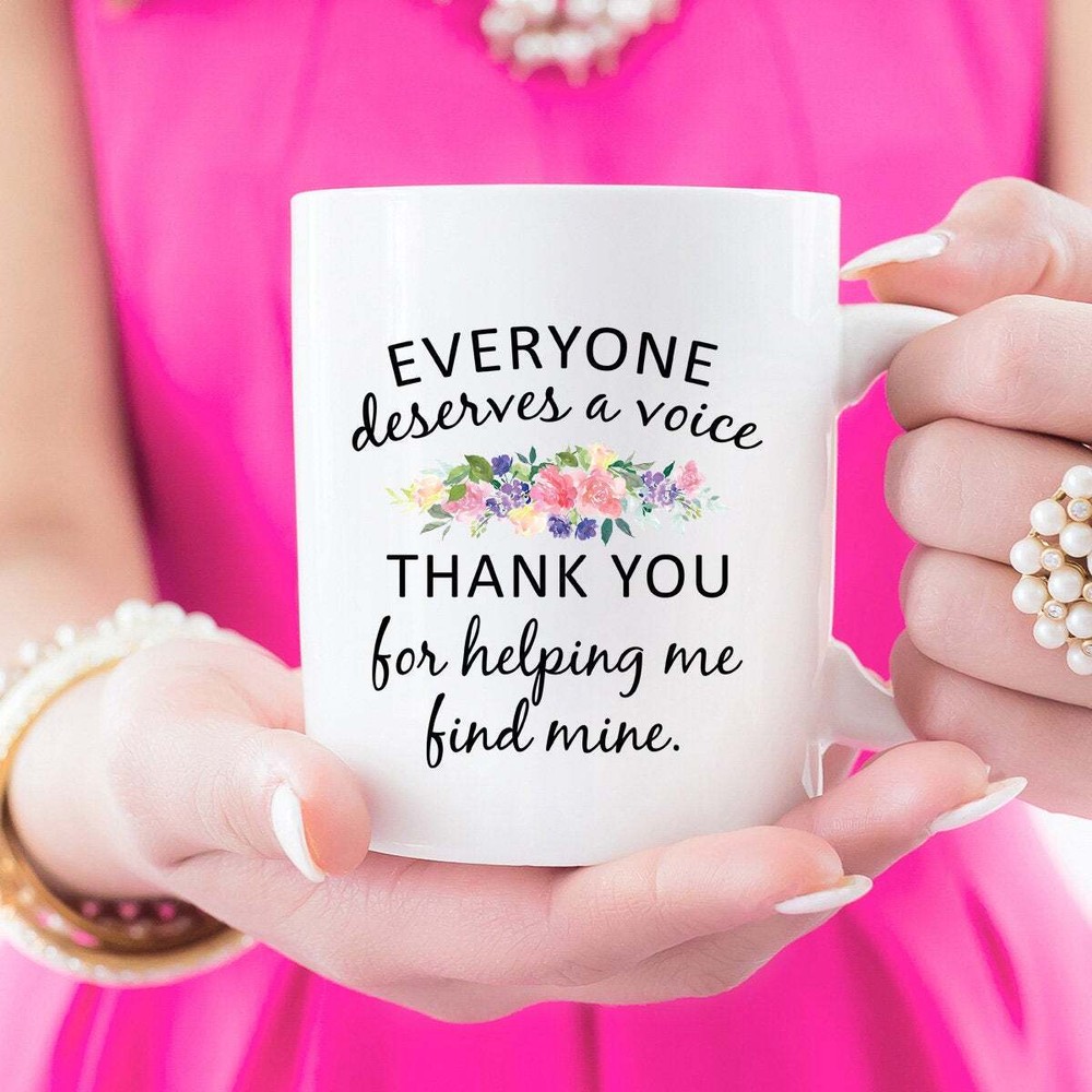 Speech Therapist Gift Coffee Mug Thank You Gift For Speech Therapist Slp Mug
