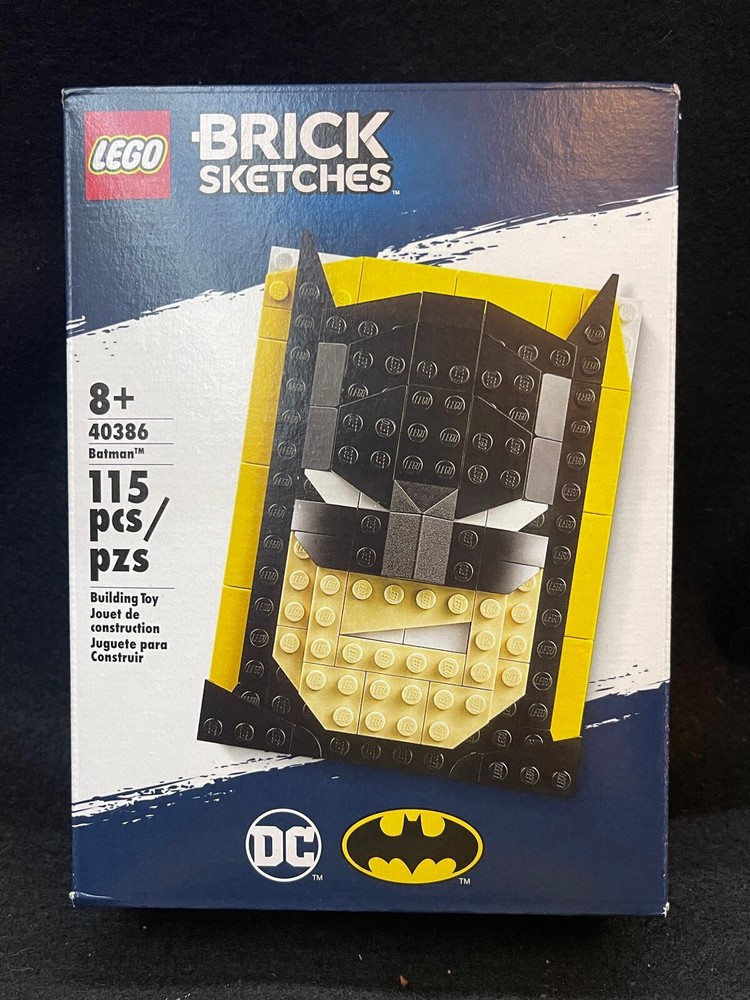 LEGO 40386 Batman Brick Sketches DC Comics Justice League Retired Set