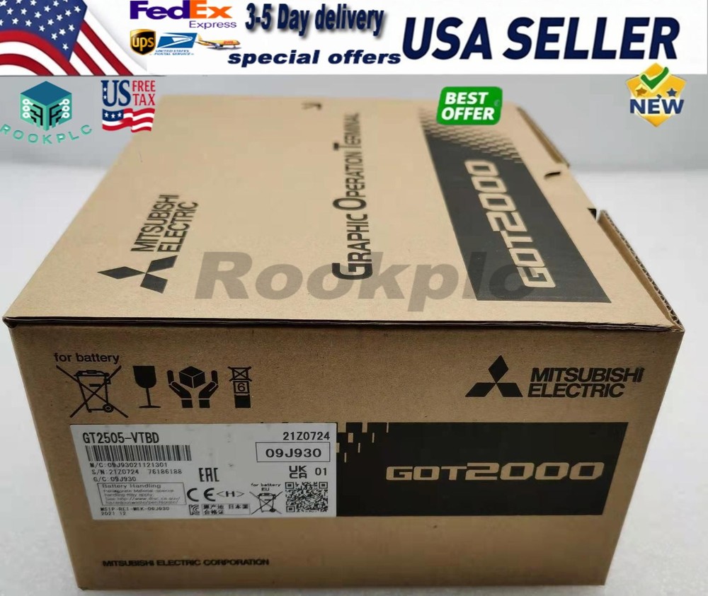 New MITSUBISHI GT2505-VTBD HMI Touch Panel GT2505VTBD In Box Fast Shipping