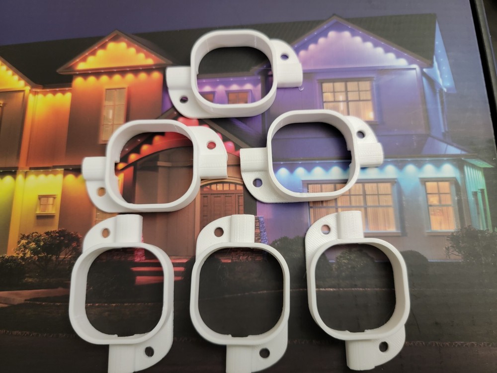 Govee Permanent Outdoor Lights Mounting Bracket for Pro Series White 200'