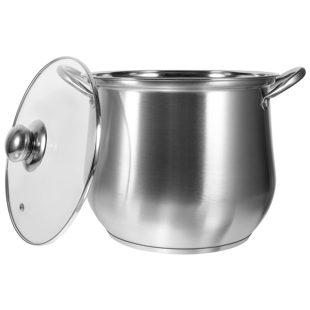 Stainless Steel Stock Pot Large Capacity Soup Pot with Lid