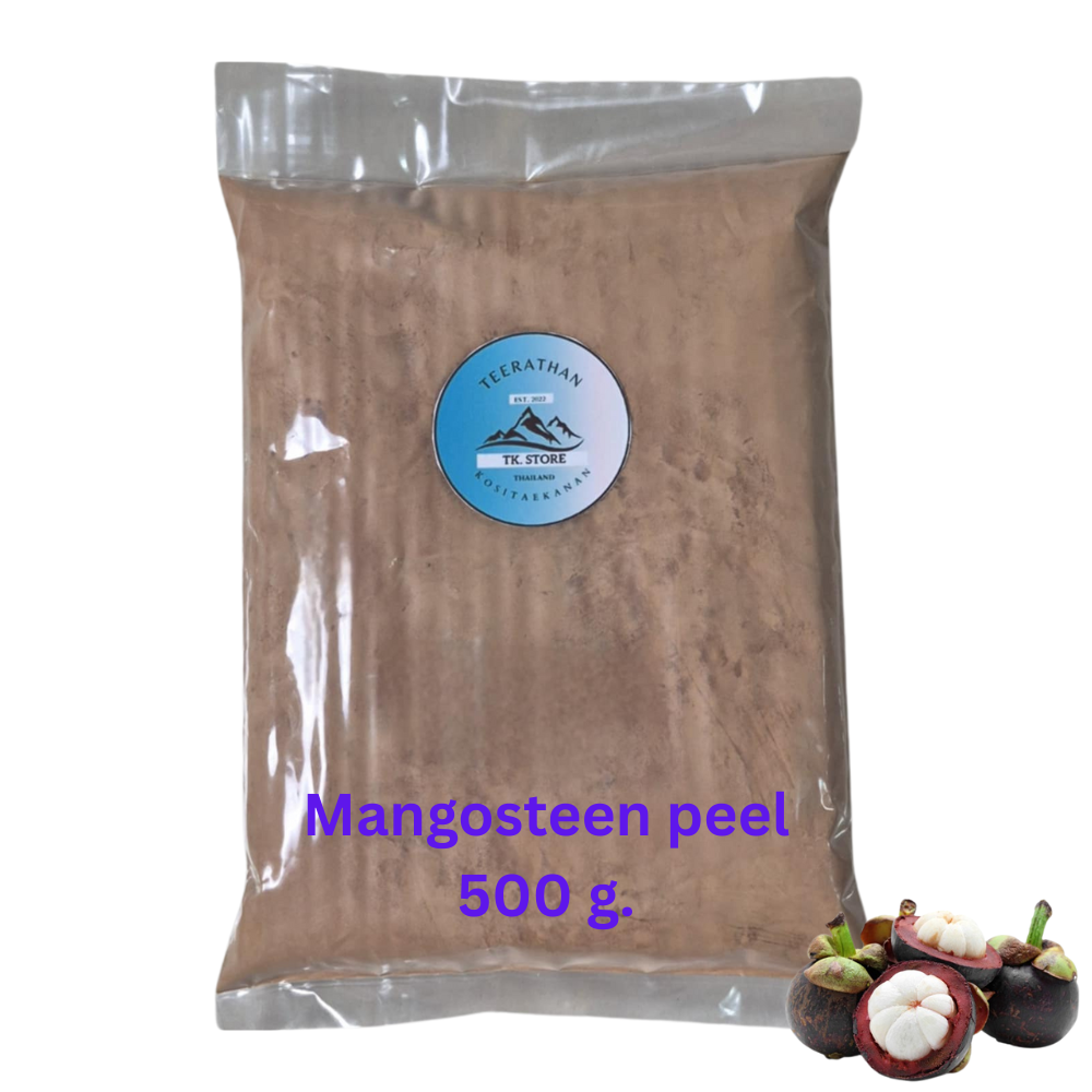 Mangosteen peel powder, size 500 g. pure thailand