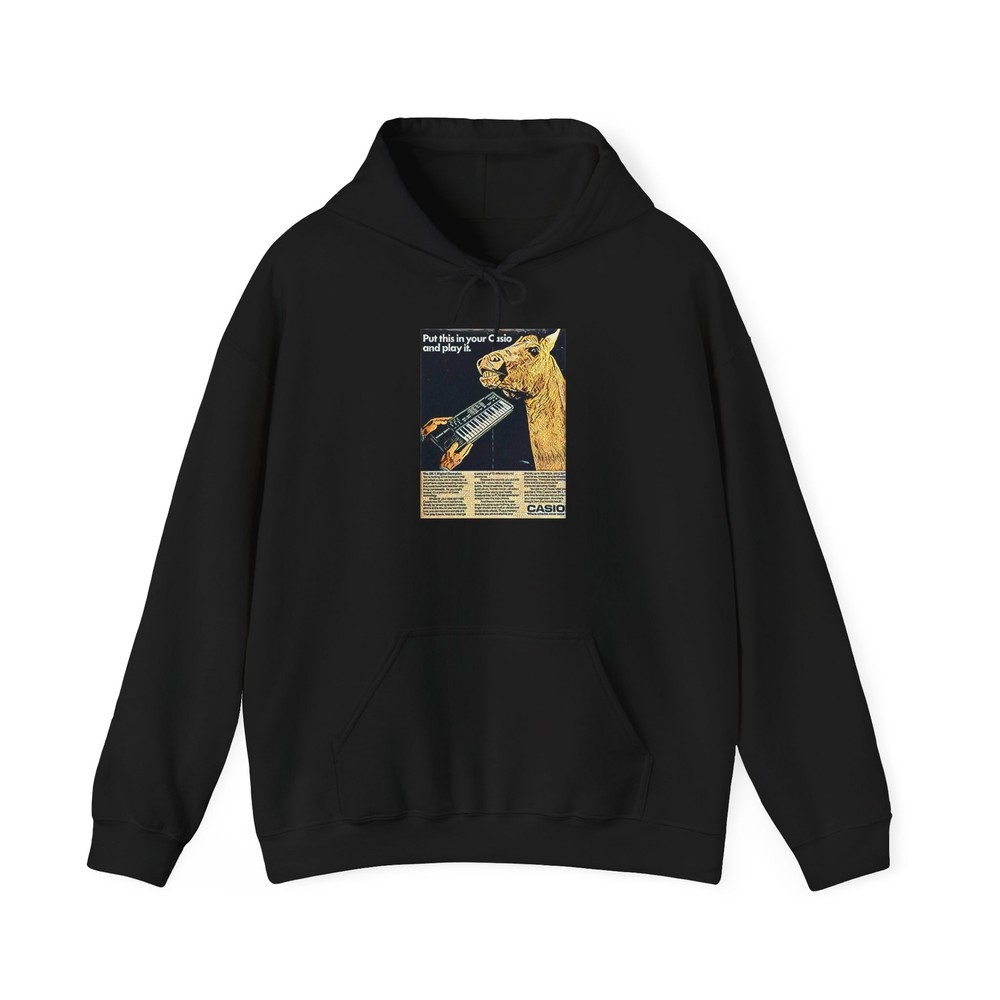 Casio Retro Graphic Print Unisex Heavy Blend Hooded Sweatshirt