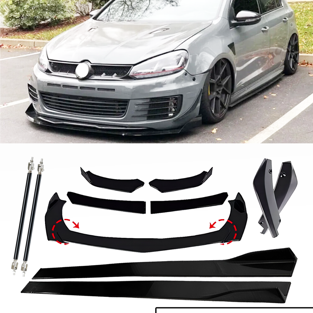 Volvo V40 S40 S60 S90 Front & Rear Bumper Lip Spoiler Body Kit