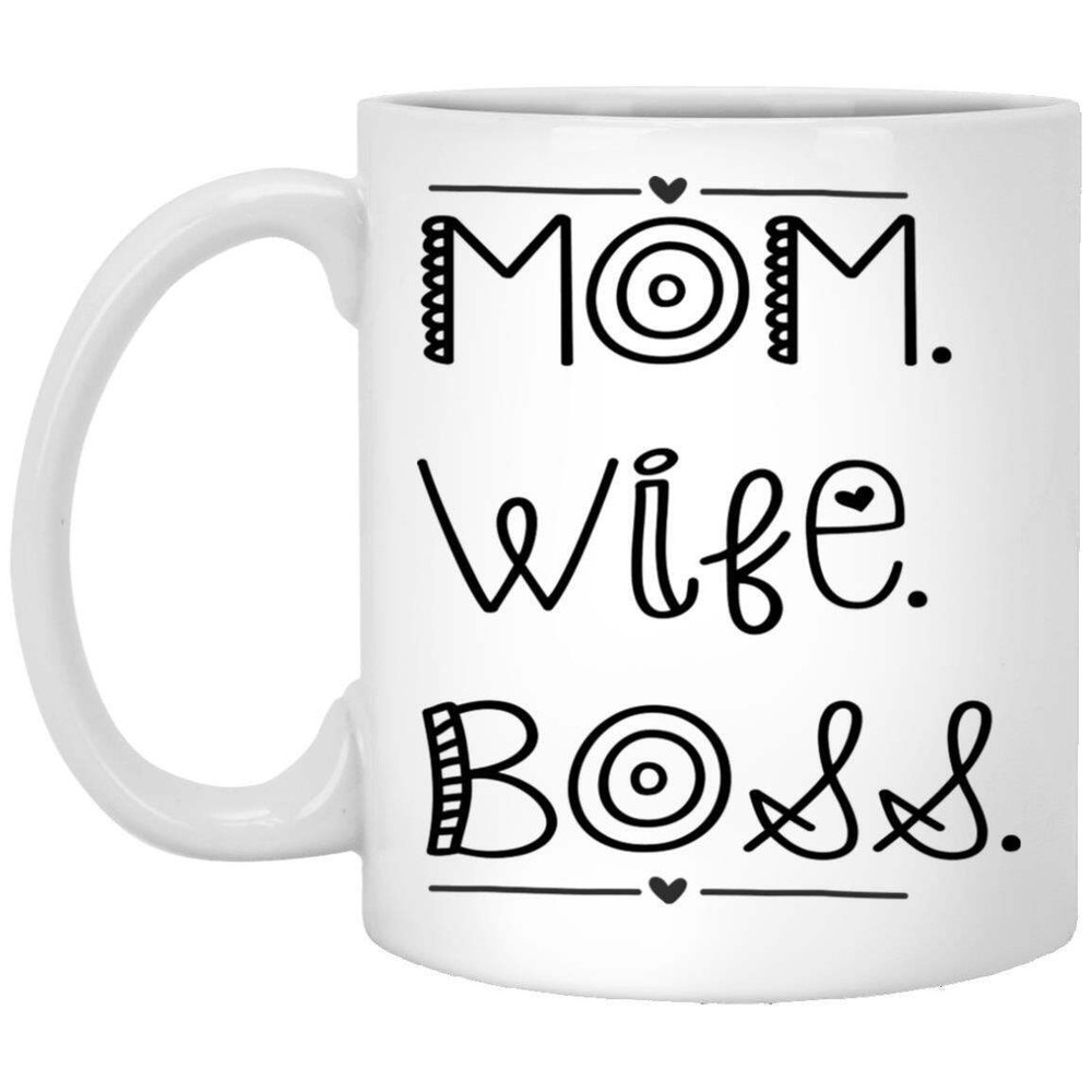 Best Mom Boss Funny Coffee Mug Gift for Mother's Day