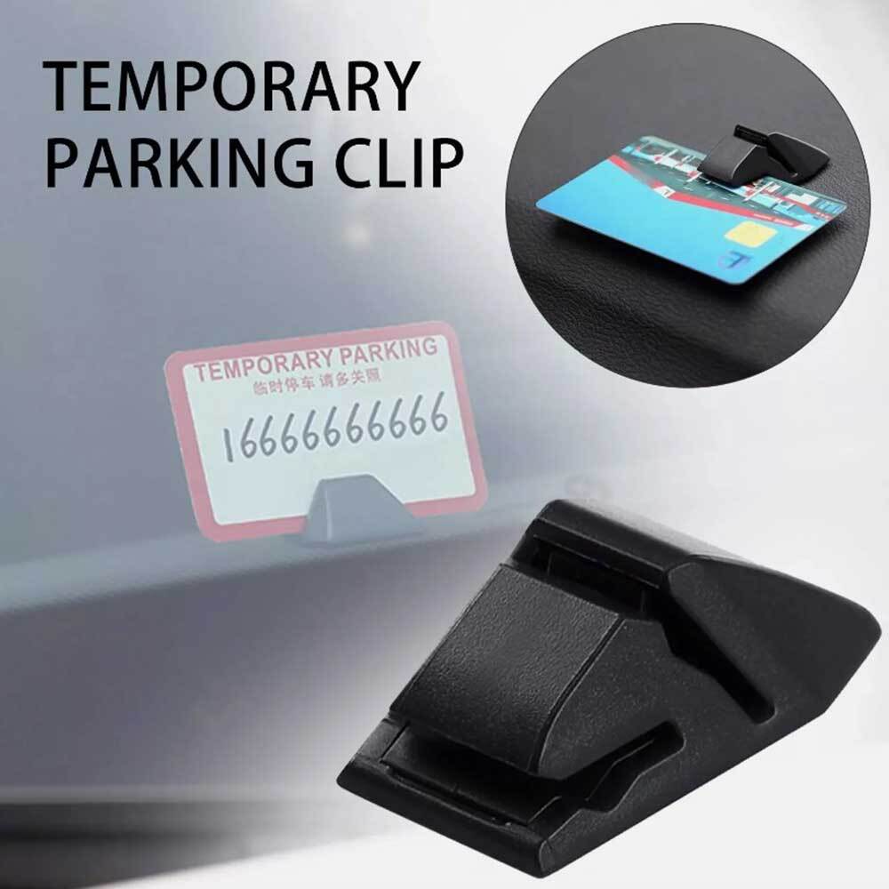 Car Card Clamp Parking Card Ticket Fixed Holder Clip Auto interior Accessories