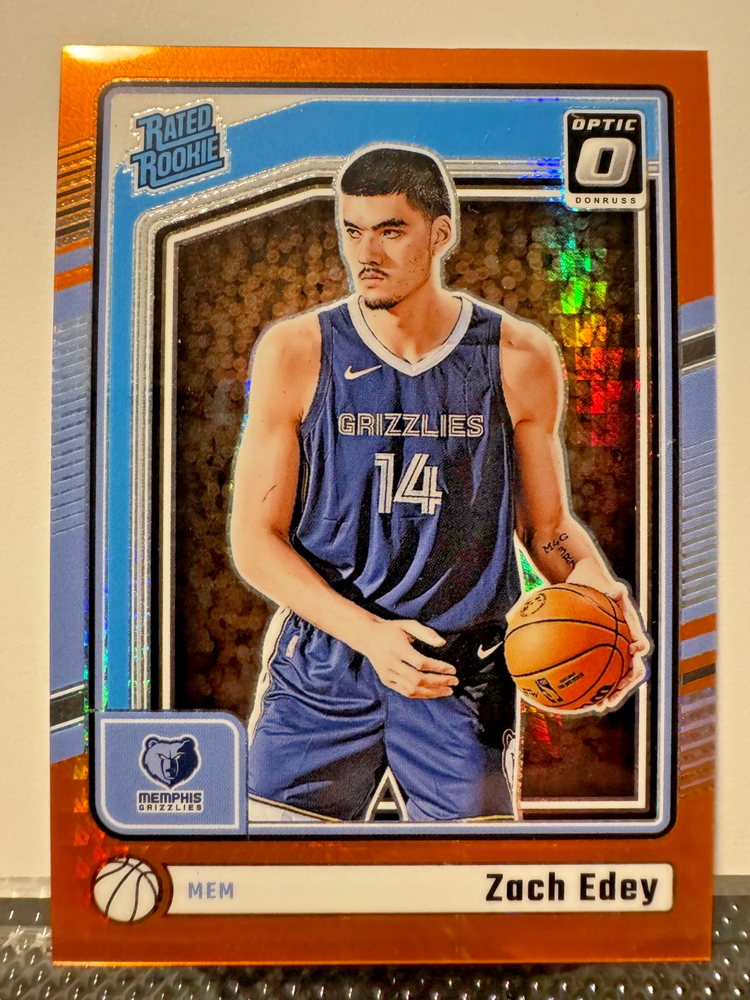 Zach Edey Rookie 3-Card Lot (2x Optic/1xRevolution)
