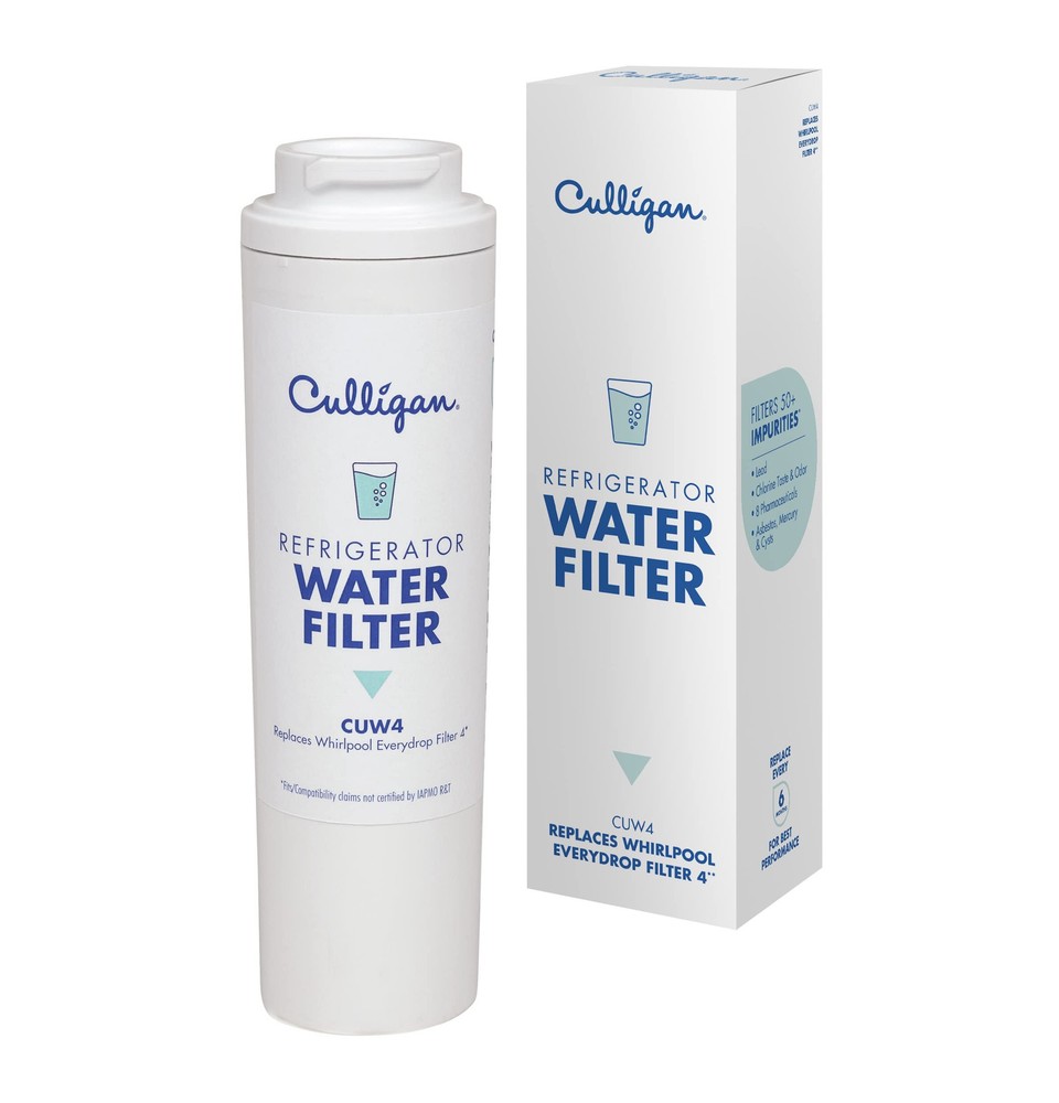 Culligan CUW4 Refrigerator Water Filter Replacement for Whirlpool