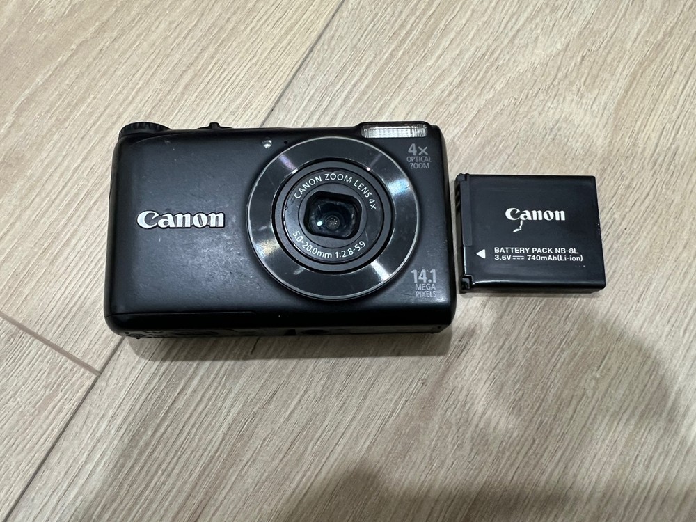 Canon PowerShot A2200 HD Digital Camera 14.1MP Black
