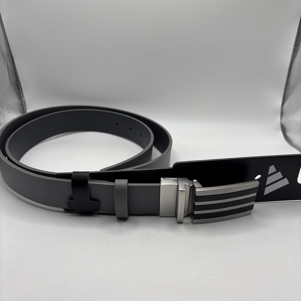 Adidas 3-Stripes Tour Golf Belt JJ3848 – Reversible OSFM – Gray