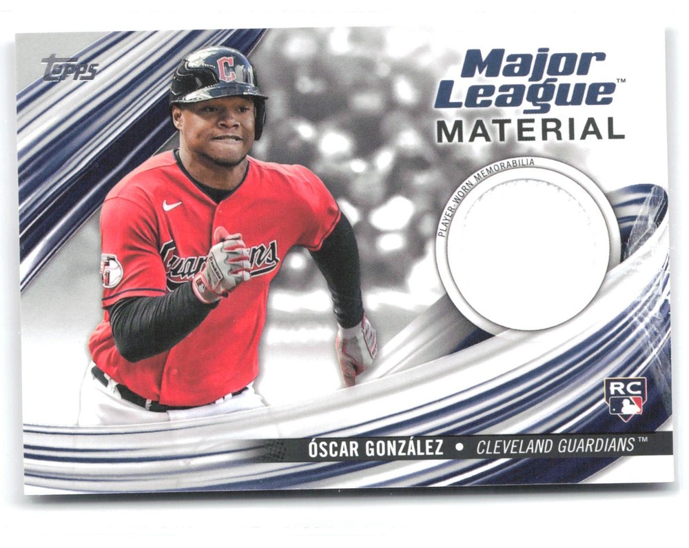 2023 Topps MLB Óscar González RC Major League Material Relics Card MLM-OG