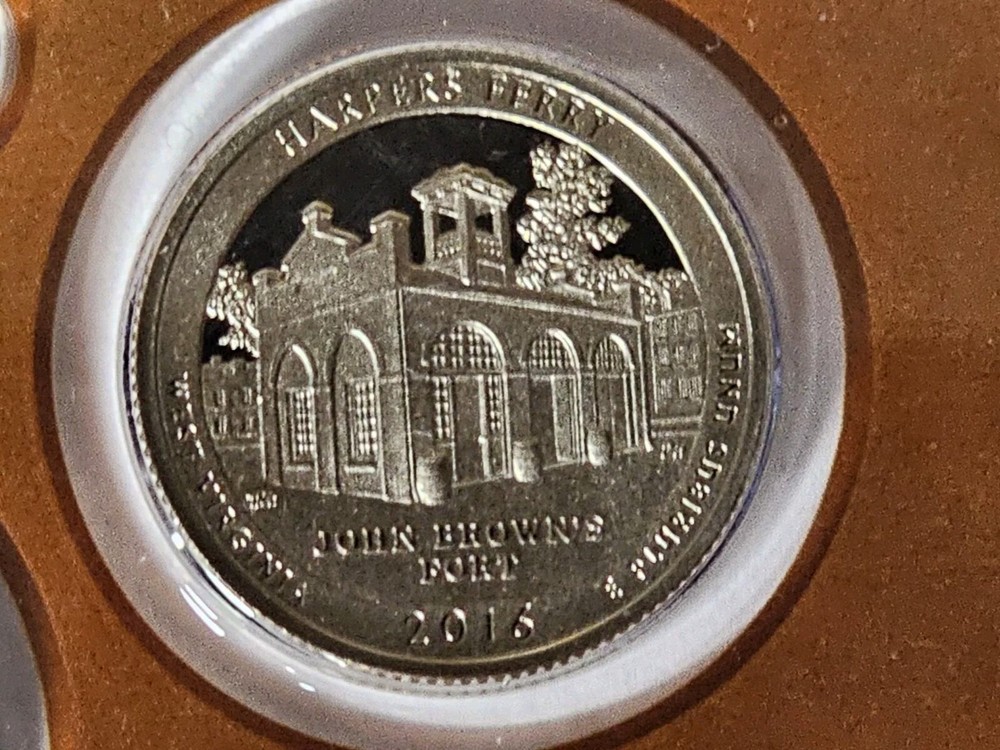 2016 S Harper's Ferry NP Quarter.  Uncirculated From US Mint Set.